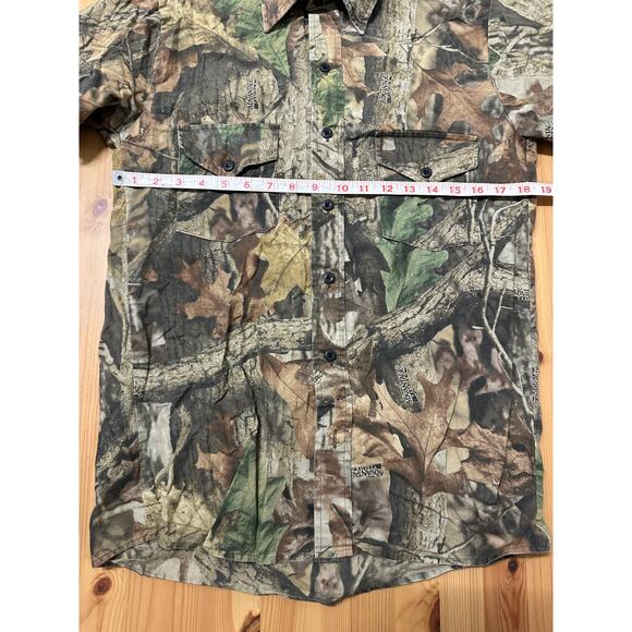 ReadHead Mens Short Sleeve Button Down Camo Shirt Small - Picture 3 of 7